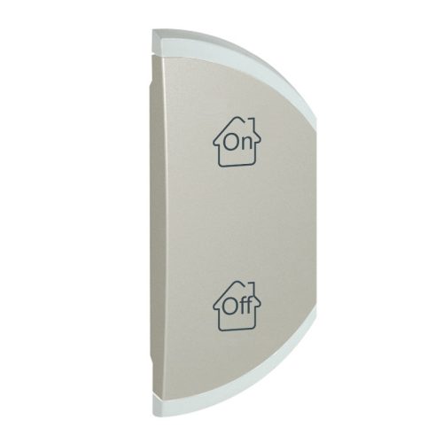 LEGRAND-068456 Céliane My Home GEN ON/OFF burkolat, 1 mod, jobb, titán