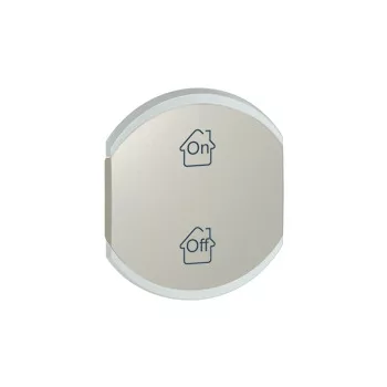 LEGRAND Céliane MyHOME GEN ON/OFF burkolat, 2 mod, titán