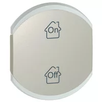 LEGRAND Céliane MyHOME GEN ON/OFF burkolat, 2 mod, titán