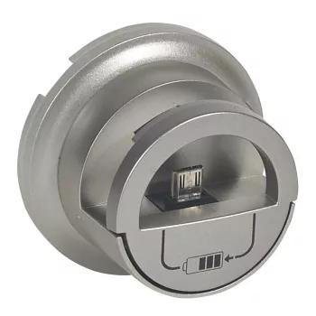  LEGRAND Céliane micro USB dokkolós töltőaljzat burkolat, titán