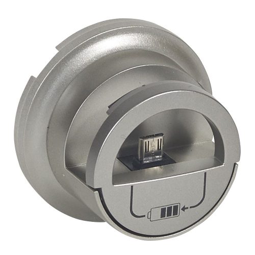 LEGRAND-068510 Céliane micro USB dokkolós töltőaljzat burkolat, titán