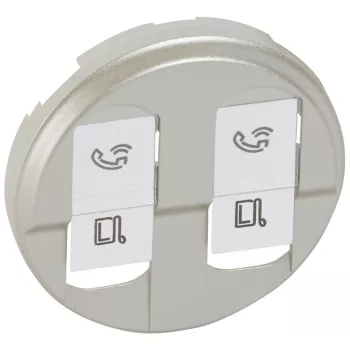 LEGRAND Céliane 2xRJ45 burkolat, titán