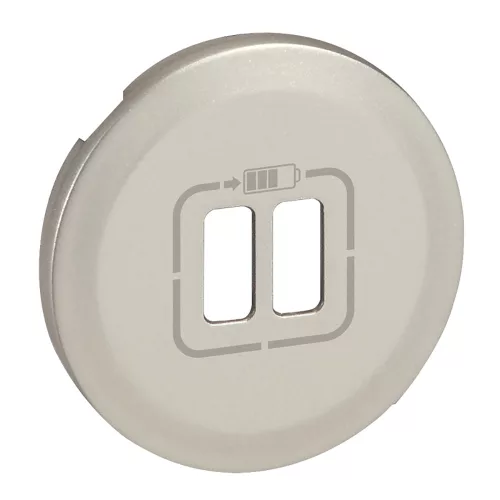 LEGRAND Céliane 2xUSB töltőaljzat burkolat, titán