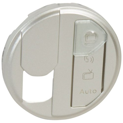 LEGRAND-068591 Céliane RJ45 multimédia csatlakozóaljzat burkolat, titán