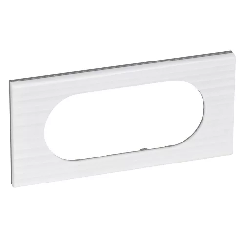 LEGRAND Céliane 4/5 modulos keret, fehér corian
