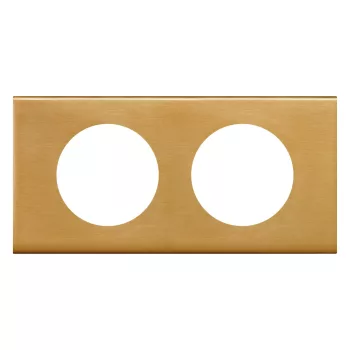 LEGRAND Céliane 2-es keret fényes bronz