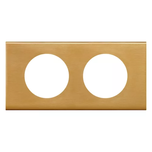 LEGRAND Céliane 2-es keret fényes bronz