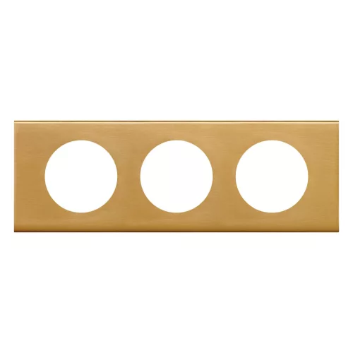LEGRAND Céliane 3-es keret fényes bronz