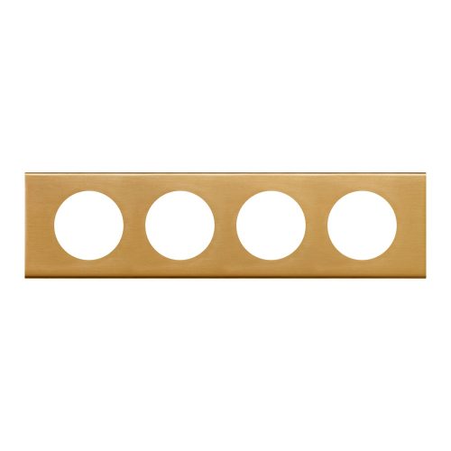 LEGRAND-069134 Céliane 4-es keret fényes bronz