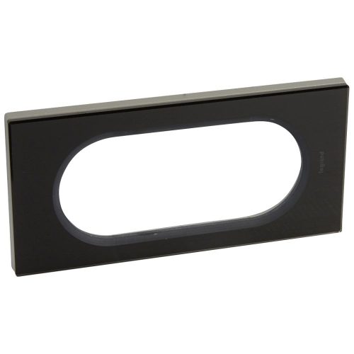 LEGRAND-069305 Céliane 4/5 modulos keret, feketeüveg