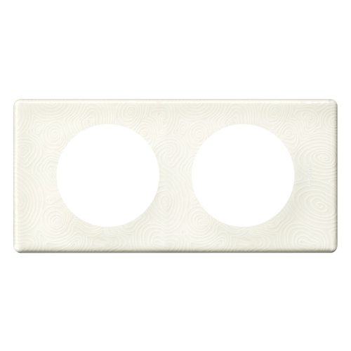 LEGRAND-069352 Céliane 2-es keret porcelán
