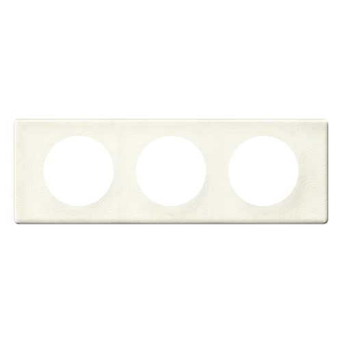 LEGRAND-069353 Céliane 3-es keret porcelán