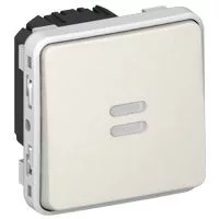 LEGRAND Plexo 55 időzítőkapcsoló jelzőfénnyel, fehér