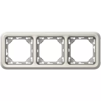   LEGRAND-069698 - Plexo 55 süllyesztett keret 3-as vízszintes, fehér