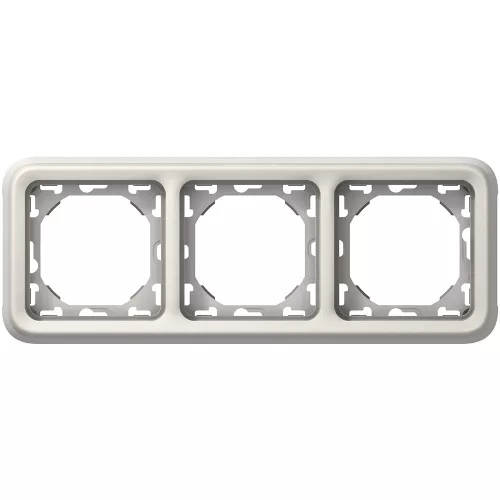 LEGRAND-069698 - Plexo 55 süllyesztett keret 3-as vízszintes, fehér