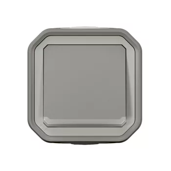   LEGRAND-069712L Plexo 55 falon kívüli váltókapcsoló ellenőrzőfénnyel 10A, összeszerelt, szürke