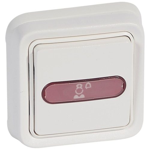 LEGRAND-078249 Plexo 55 nővérhívó egység, piros jelzőfénnyel, IP55, fehér takarókerettel és rögzítőperemmel szállítva