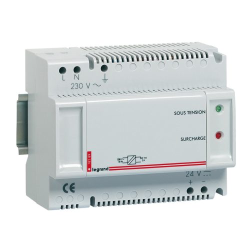 LEGRAND-078289 Nővérhívó rendszer (analóg) -  tápegység: 24VDC, 48W, 6 DIN modulos