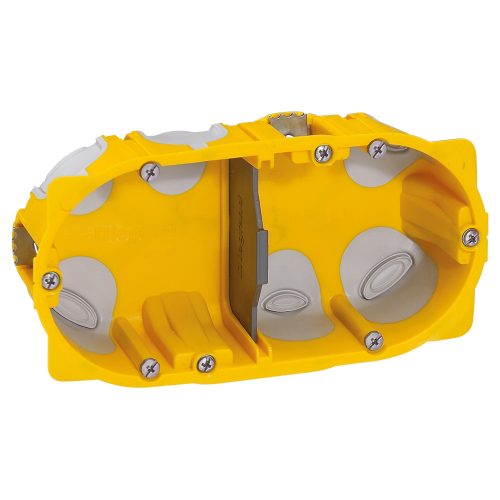 LEGRAND-080022 Batibox süllyesztődoboz kettes doboz, gumis, 40 mm