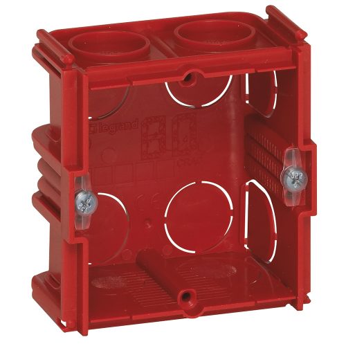 LEGRAND-080141 Batibox süllyesztődoboz téglafalba egyes, 40mm mély négyzet