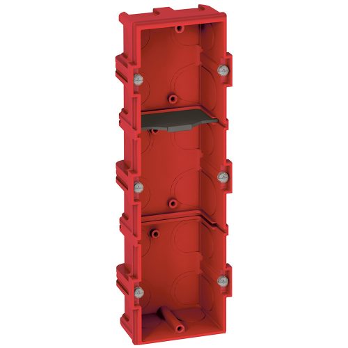 LEGRAND-080143 Batibox süllyesztődoboz téglafalba hármas doboz, 40mm mély