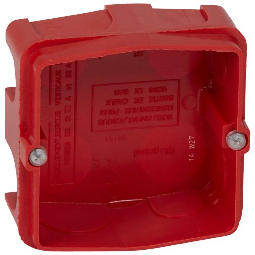 LEGRAND-080184 Batibox süllyesztődoboz téglafalba egyes, 20-32A 40mm mély