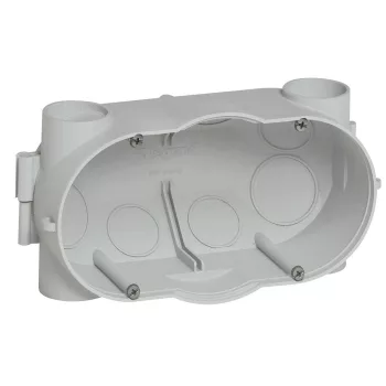   LEGRAND-081942 Batibox süllyesztődoboz betonfalba, univerzális, kettes, fedéllel, 58mm mély