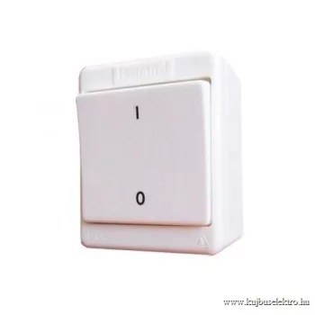 LEGRAND-083902 Kontállux IP44 kétpólusú kapcsoló fehér