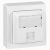 LEGRAND-086061 Oteo RJ45 Cat.5E FTP informatikai aljzat kerettel, fehér