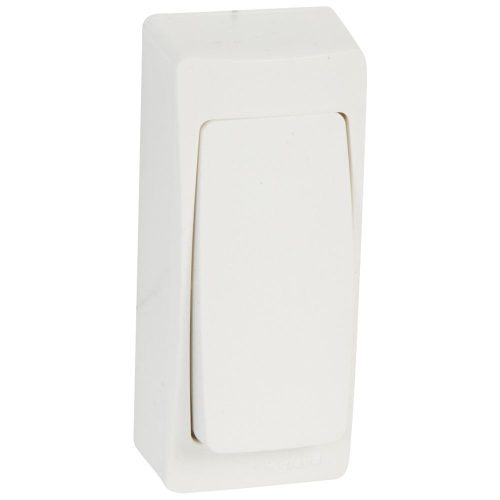 LEGRAND-086085 Oteo keskeny egypólusú nyomó kerettel 6 A, fehér