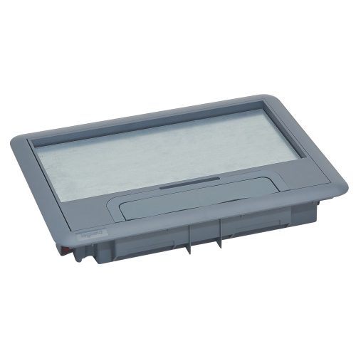 LEGRAND-088000 Műanyag fedél 8/12 modulos standard padlódobozhoz, max. 8mm burkolattal