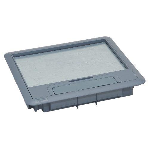 LEGRAND-088001 Műanyag fedél 12/18 modulos standard padlódobozhoz, max. 8mm burkolattal