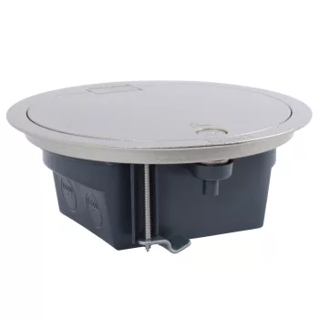  LEGRAND-088064 IP66-os padlódoboz, felhajtható fedővel, rozsdamentes acél borítással, 4 modul befogadására