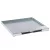 LEGRAND-088105 Rozsdamentes acél fedél 16/24 modulos perem nélküli padlódobozhoz, max. 15mm burkolattal