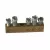 LEGRAND-134000 PractiboxS csavarral rögzíthető csupasz sárgaréz PE elosztókapocs, 5 kötési pont, 2x16mm² + 3x10mm²; Icc=6 kA