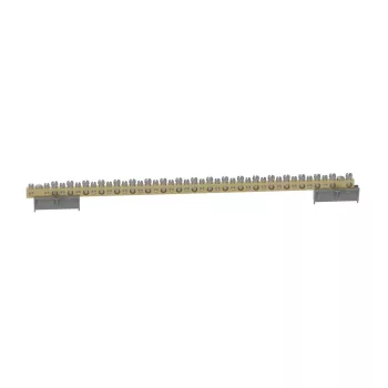   LEGRAND-134015 PractiboxS csavarral rögzíthető csupasz sárgaréz N elosztókapocs, 40 kötési pont, 20x16mm² + 20x10mm²; Icc=6 kA