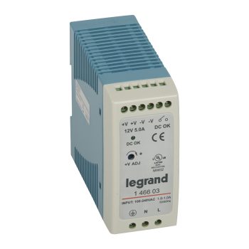   LEGRAND-146603 Legrand tápegység 60W 100-240/12V= kapcsolóüzemű stabilizált