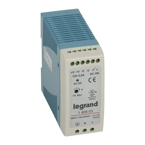 LEGRAND-146603 - Legrand tápegység 60W 100-240/12V= kapcsolóüzemű stabilizált
