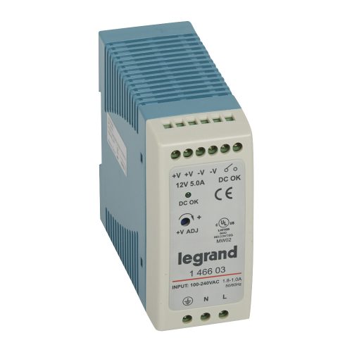 LEGRAND-146603 Legrand tápegység 60W 100-240/12V= kapcsolóüzemű stabilizált