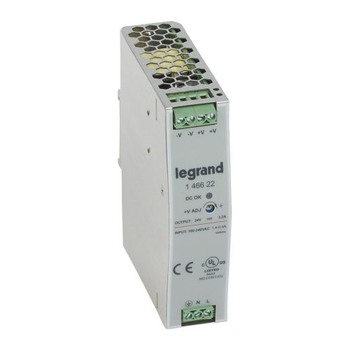 LEGRAND-146622 Legrand tápegység 60VA 115-230/24V= kapcsolóüzemű stabilizált