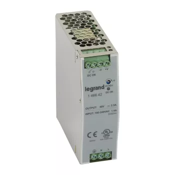   LEGRAND-146642 Legrand tápegység 120VA 115-230/48V= kapcsolóüzemű stabilizált