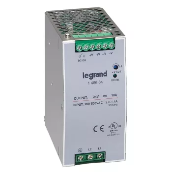   LEGRAND-146664 Legrand tápegység 240W 200-500/24V= kapcsolóüzemű stabilizált
