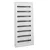 LEGRAND-337208 XL3 S 160 8 sor 192 mod fém fali előszerelt elosztószekrény