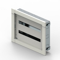 LEGRAND-337222 XL3 S 160 2 sor 48 mod fém süllyesztett előszerelt elosztószekrény