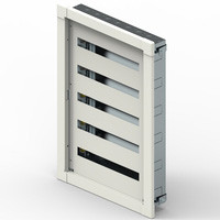 LEGRAND-337235 XL3 S 160 5 sor 180 mod fém süllyesztett előszerelt elosztószekrény