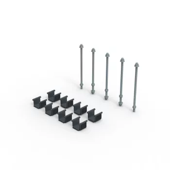   LEGRAND-339924 XL3 S 4000 Réz/Alu gyűjtősíntartók egymáshoz rögzítéséhez
