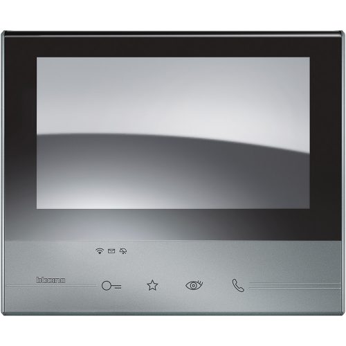 LEGRAND-344643 Classe 300X13E Wi-Fi kaputelefon beltéri egység, sötét ezüst