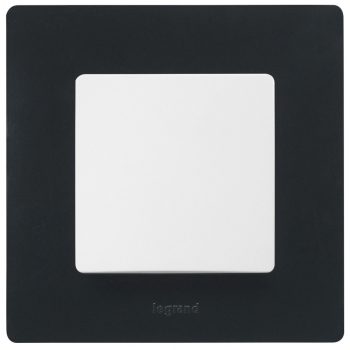 LEGRAND-397051 Niloé egyes keret, onyx fekete