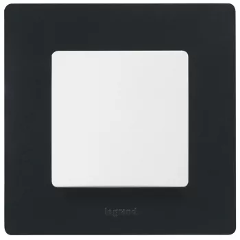 LEGRAND-397051 Niloé egyes keret, onyx fekete