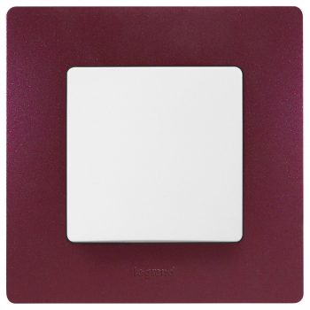 LEGRAND-397081 Niloé egyes keret, padlizsán lila